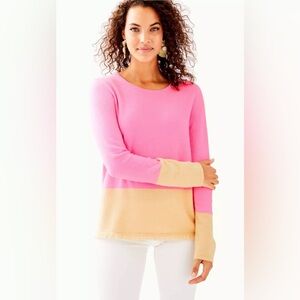 Lilly Pulitzer 100% Cashmere Sweater size Large